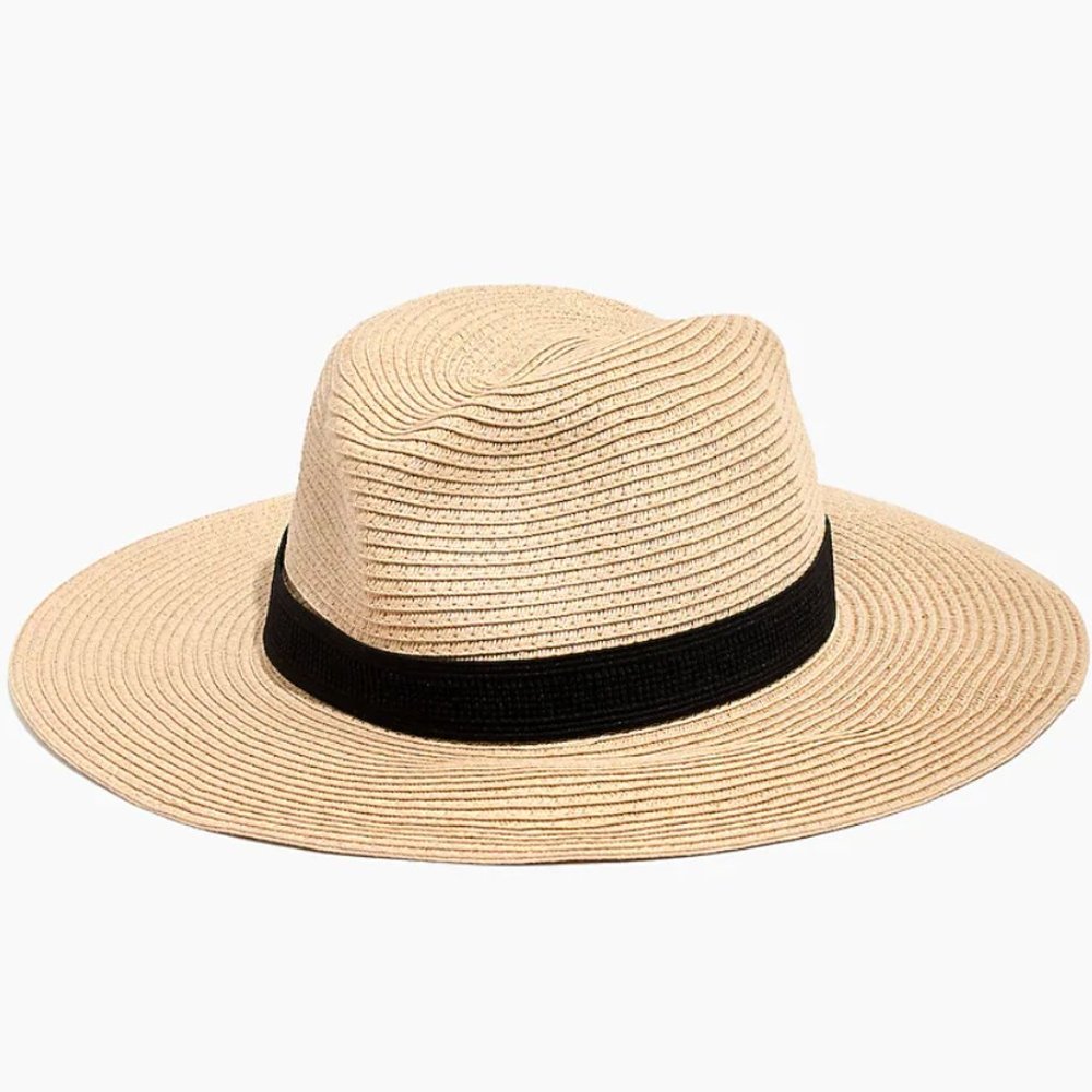 Madewell women's packable Mesa straw hat